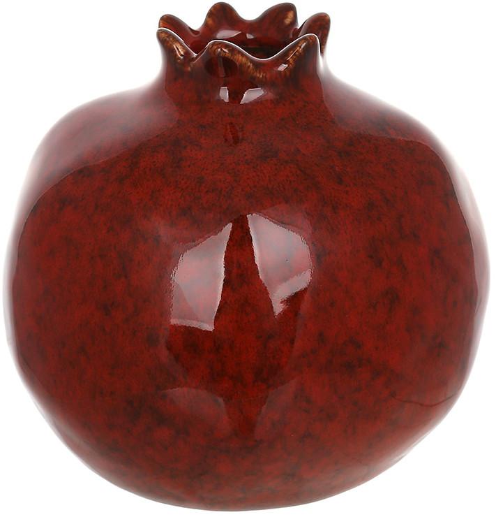 Ваза фарфоровая Pomegranate Ø 10,5х10 см Бордовый Ваза фарфоровая Pomegranate Ø 10,5х10 см Бордовый