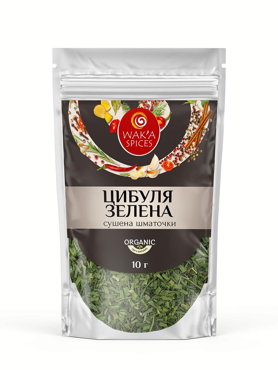Лук зеленый сушеный кусочками WAK`A 10 г (2250575922)