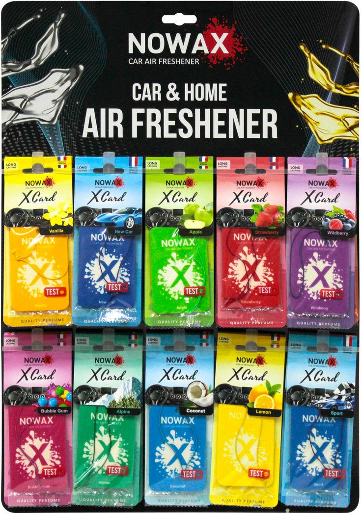 Ароматизатор для авто Nowax X D на зеркало 50 шт. (NX07544)