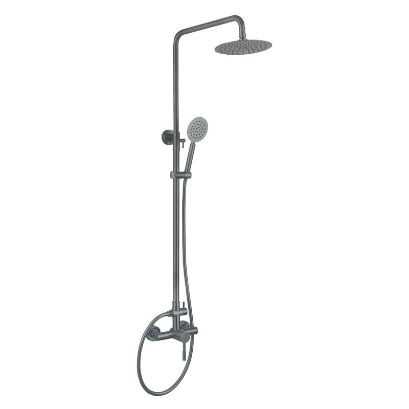 Душевая колонна со смесителем MIXXUS SUS-003-J SUS304 Graphite (MI5909)