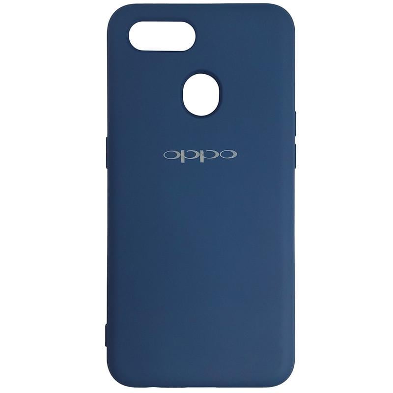 Чехол Silicone Case for Oppo A12\A7 Cobalt Blue (3834)