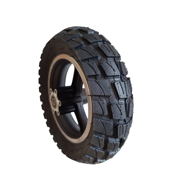 Колесо переднее с резиной для электросамоката Crosser T4 Turbo 10х2,75-6,5" (990)