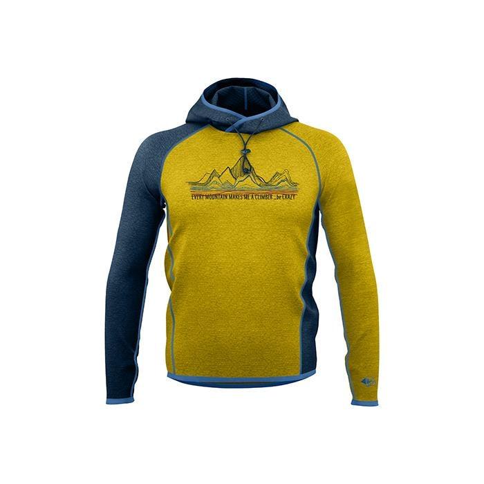 Кофта мужская с капюшоном Crazy Direct S Ocra