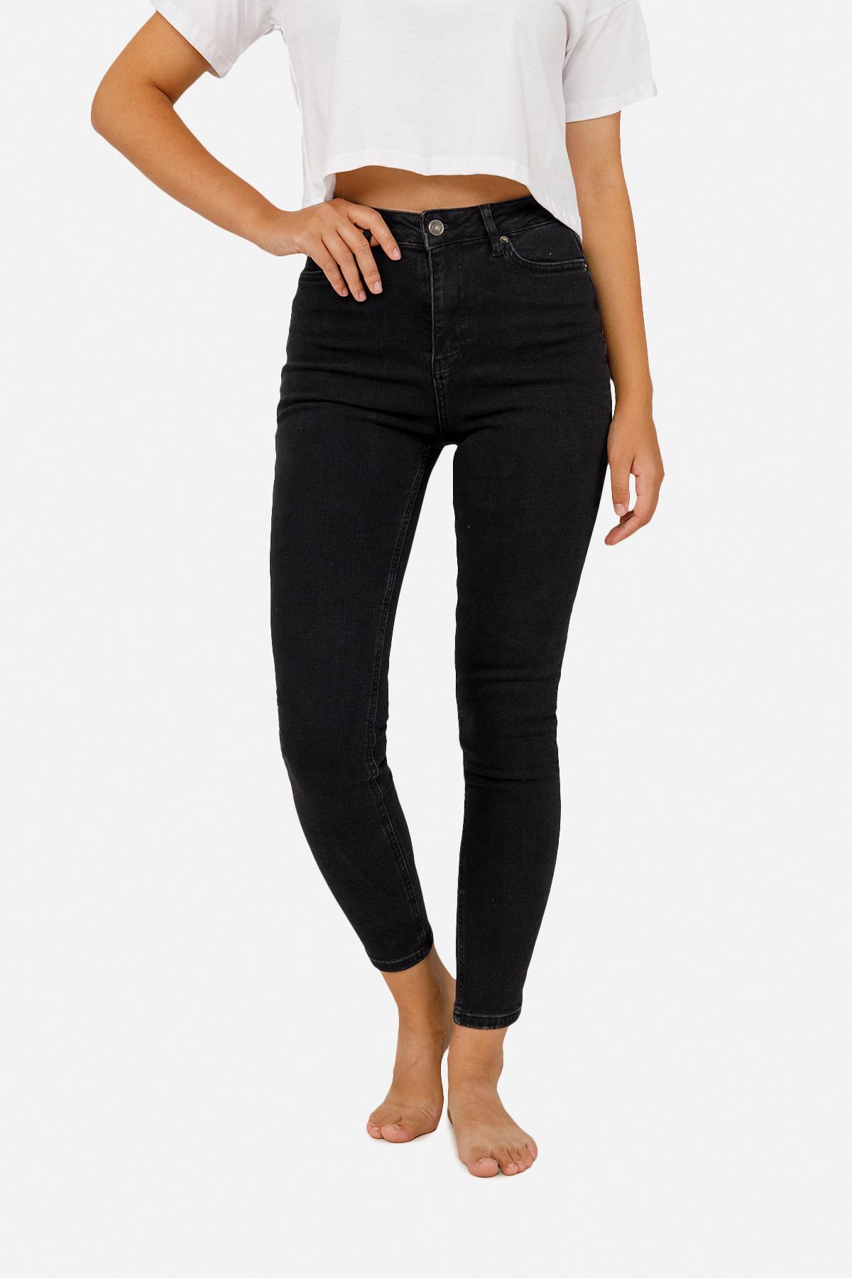 Джинсы женские slim р. 42 ЦБ-00257497 Темно-серый (SKT001013222)