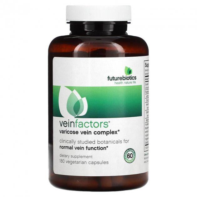 Противорикозный комплекс FutureBiotics VeinFactors 180 вегетарианских капсул (FBS-02505)