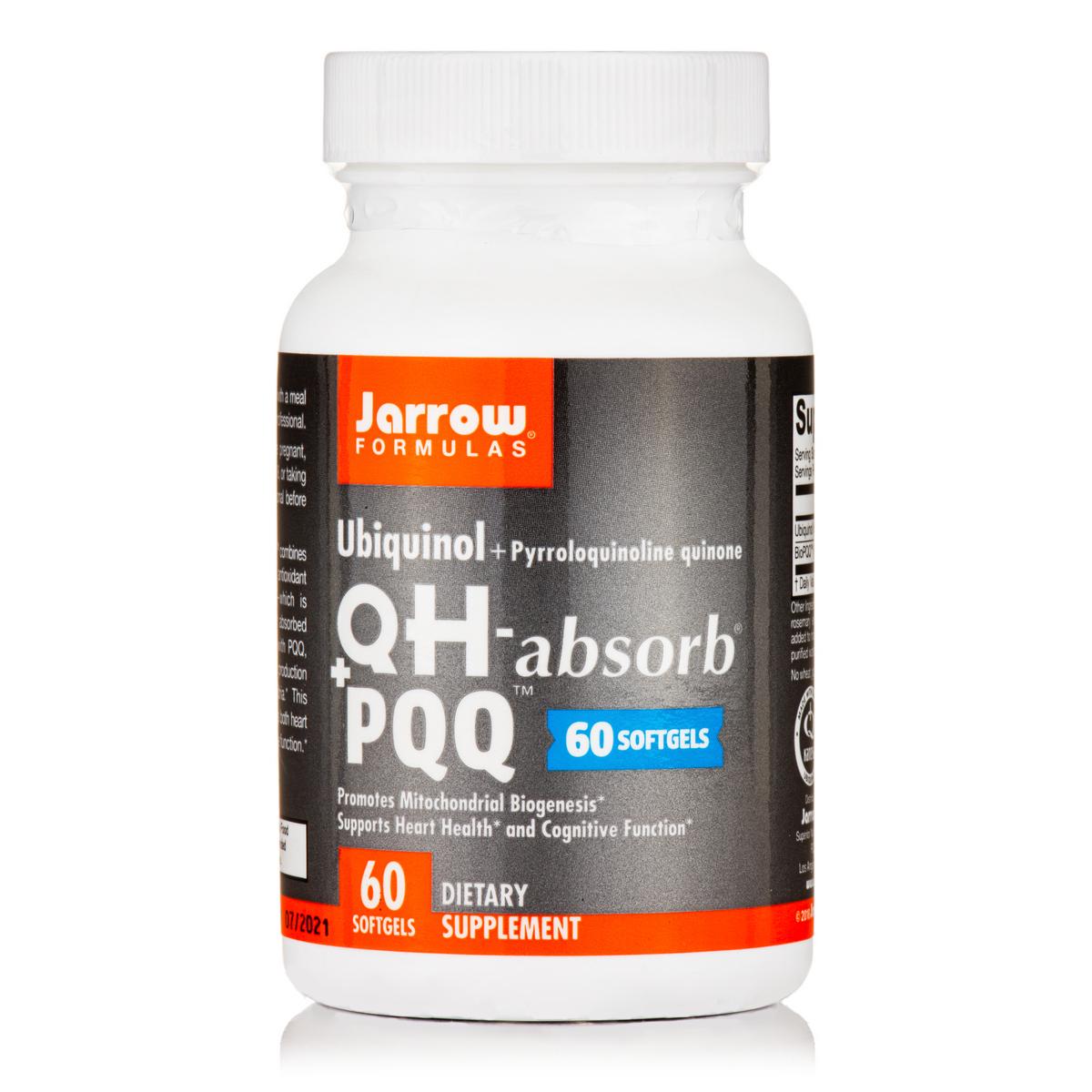 Натуральная добавка Jarrow Formulas Ubiquinol QH-Absorb + PQQ 60 капс. (8239)