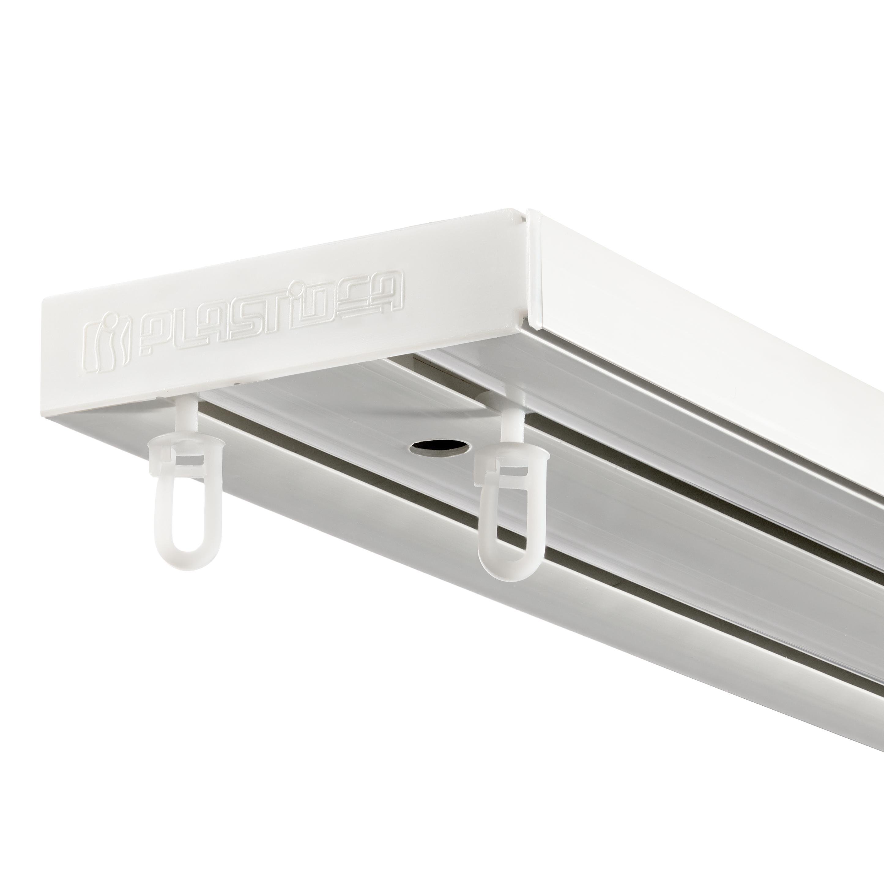 Потолочный карниз усиленный Plastidea для штор двойной 250 см