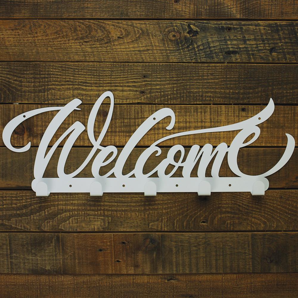 Вешалка настенная Glozis Welcome H-077 50х18 см White