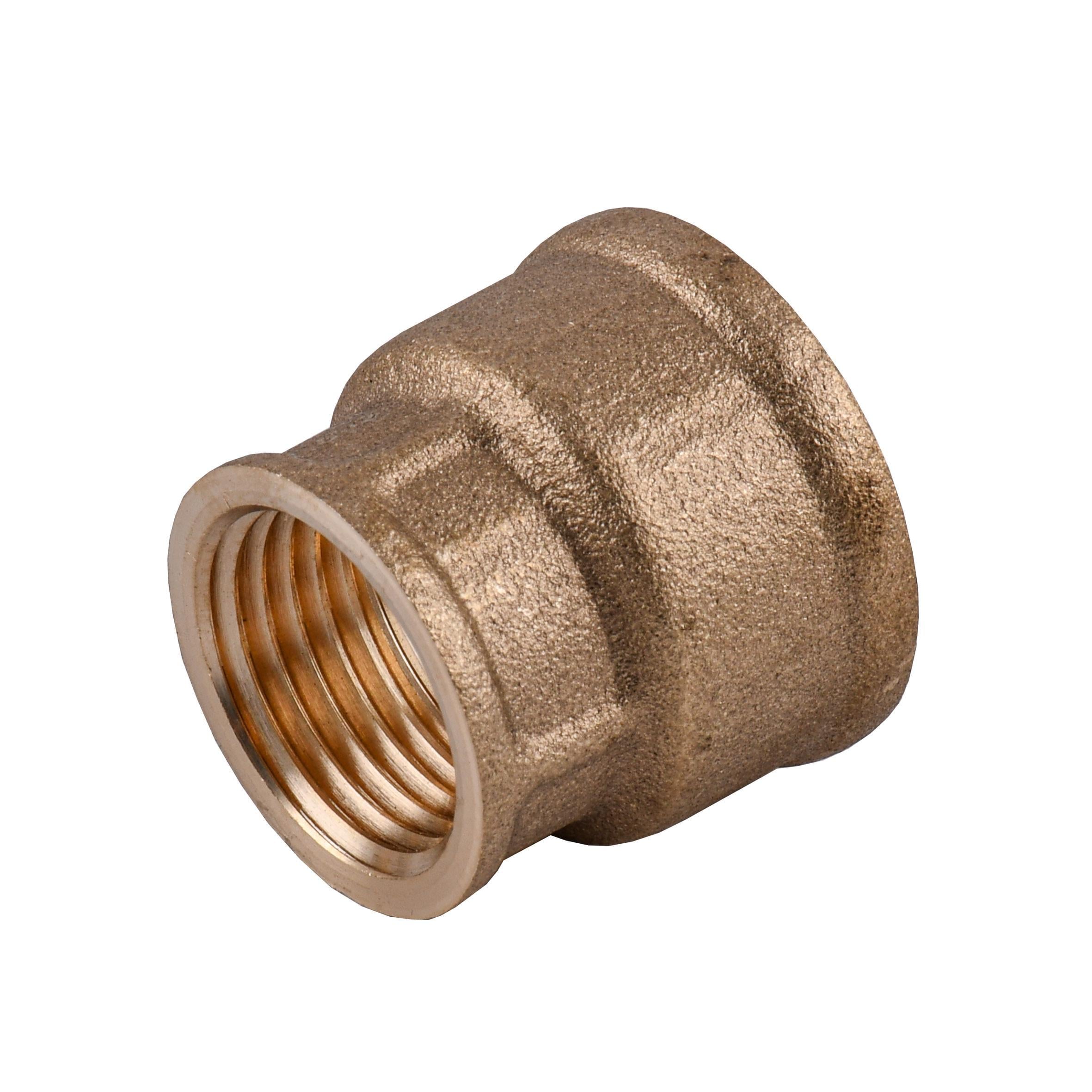 Муфта Optimum редукционная 3/4"х1/2"ВВ латунная LM431S (000030972) Муфта Optimum редукционная 3/4"х1/2"ВВ латунная LM431S (000030972)