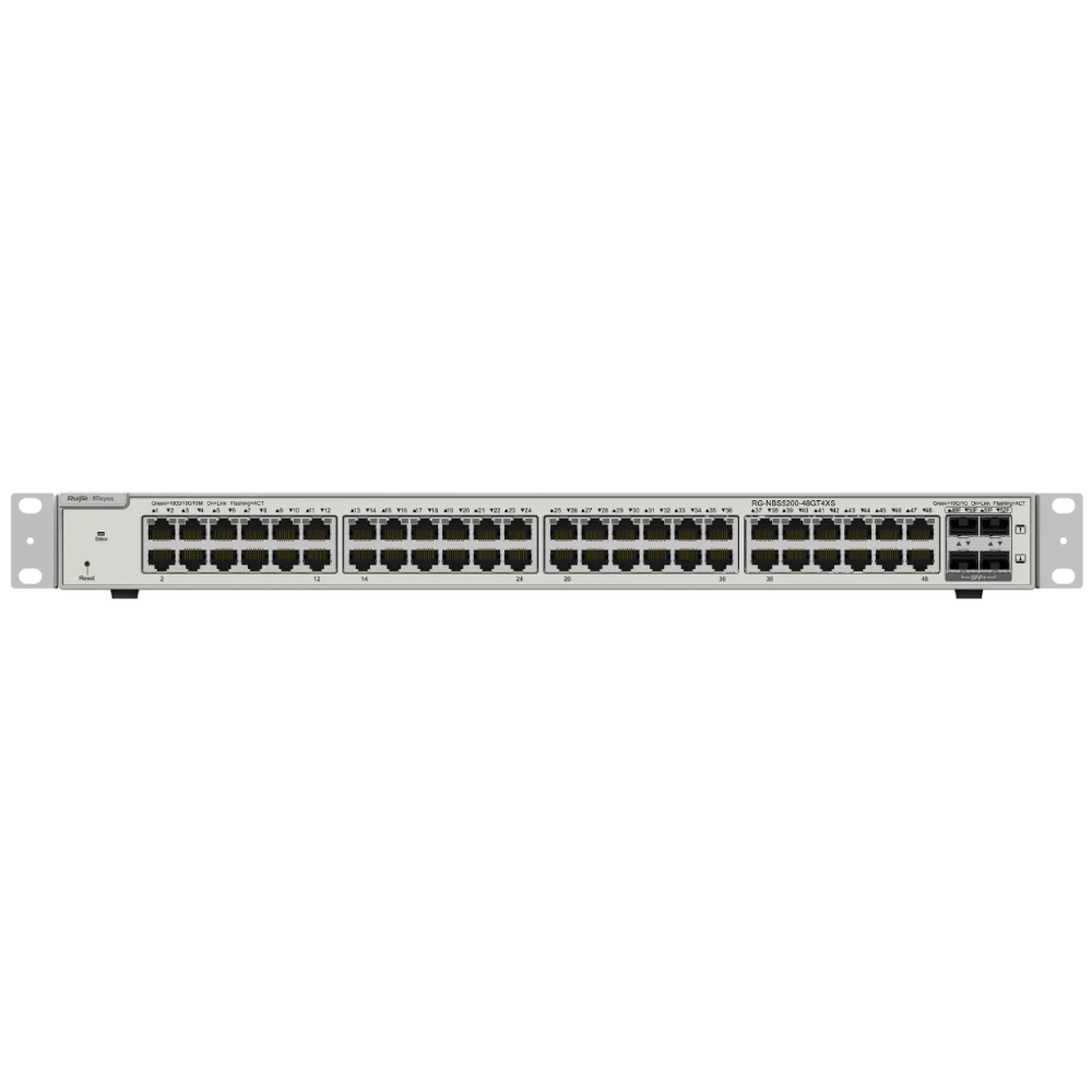Комутатор 48 портів керований Ruijie Reyee RG-NBS5200-48GT4XS L3 (3088219211)