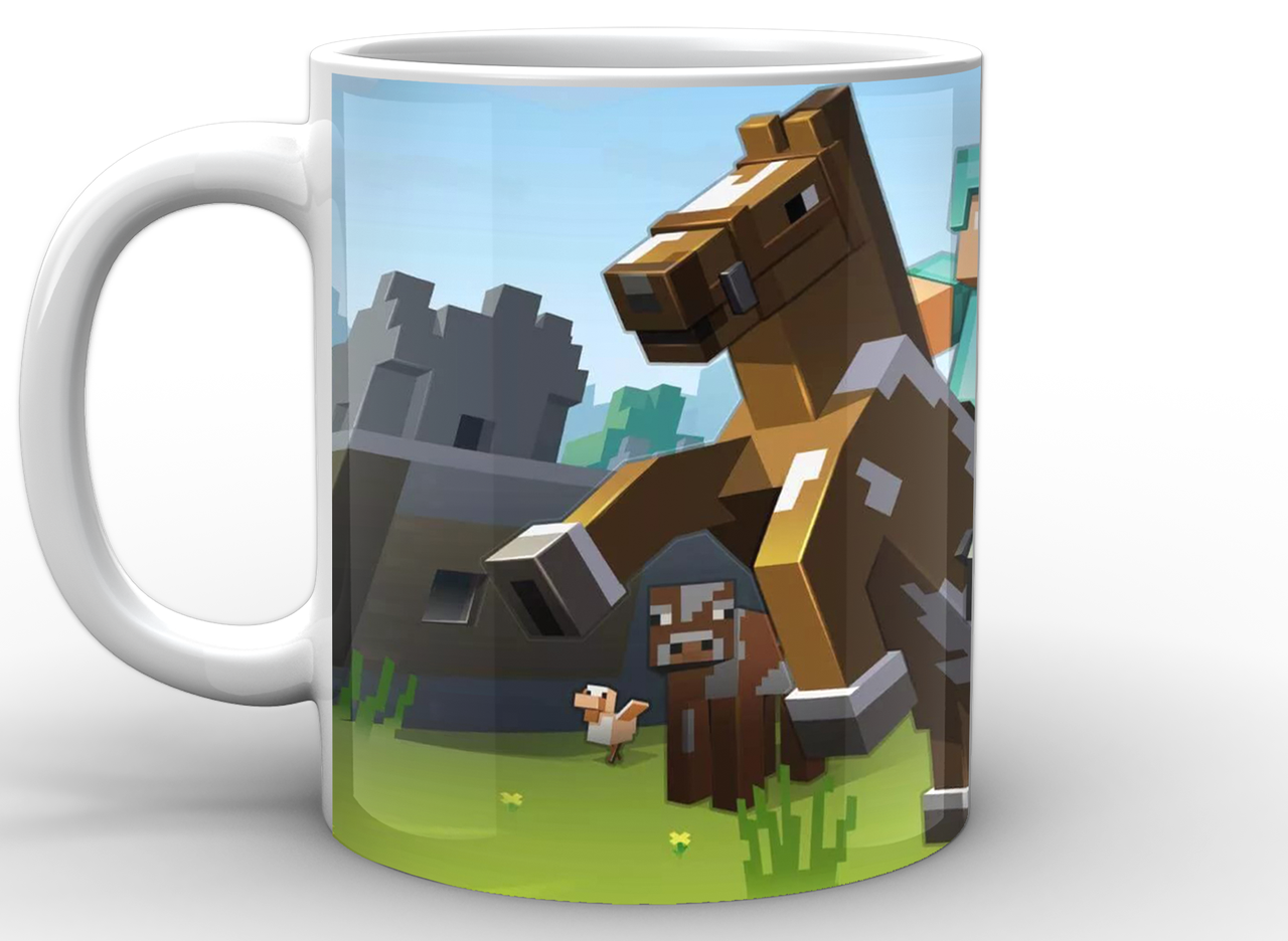 Чашка GeekLand Майнкрафт Стів 330 мл (MС.02.028) - фото 3 Чашка GeekLand Майнкрафт Стів 330 мл (MС.02.028) - фото 3