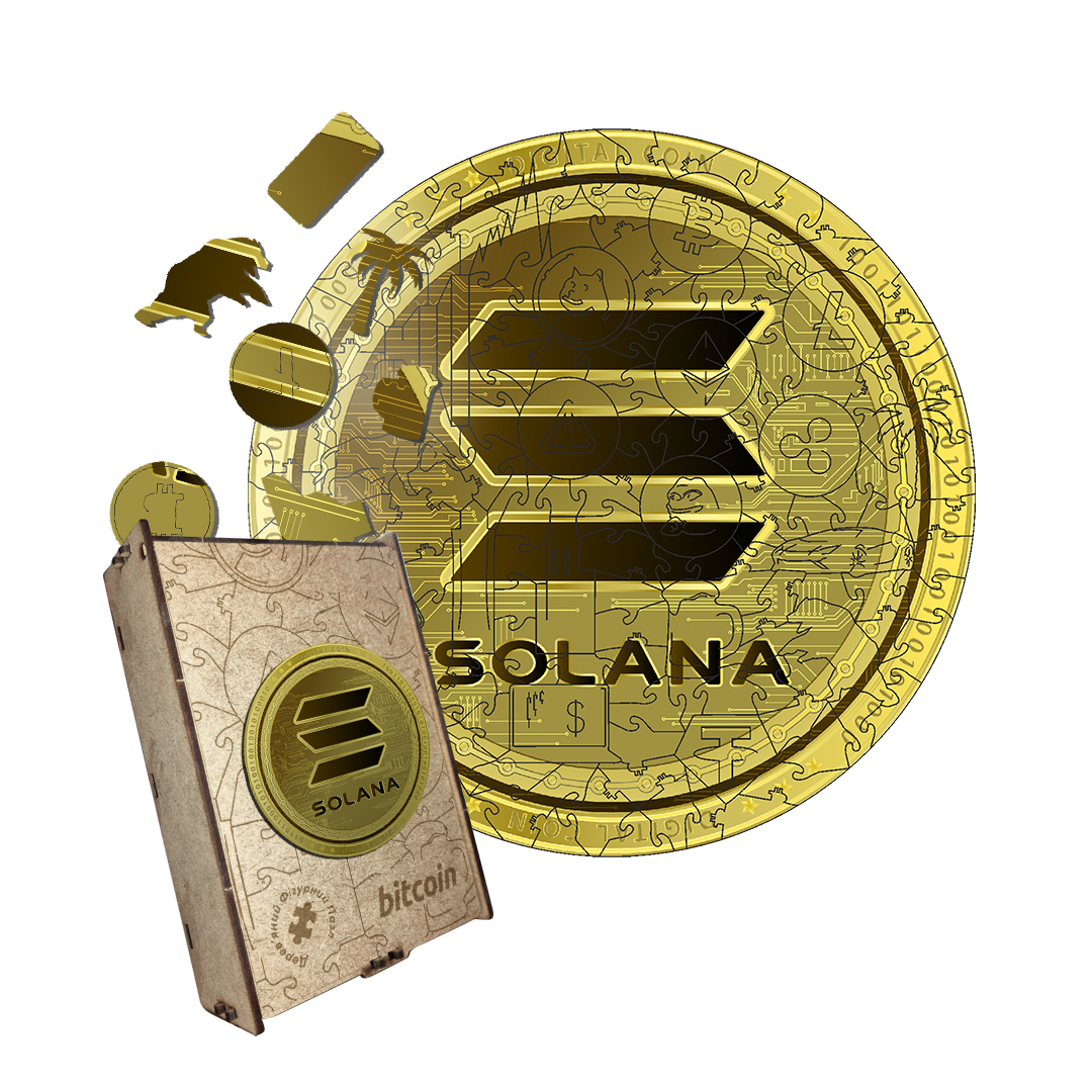 Пазл дерев'яний Солана Solana дерев'яна коробка А3 200 елементів