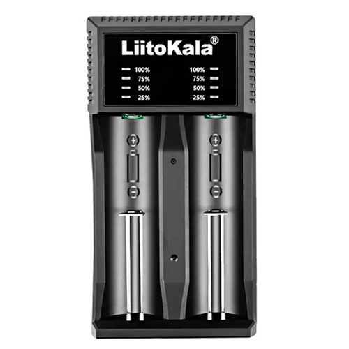 Зарядка для аккумуляторов универсальная LiitoKala Lii-C2 2x21700/26650/18350/16340/18500 (2681030250)