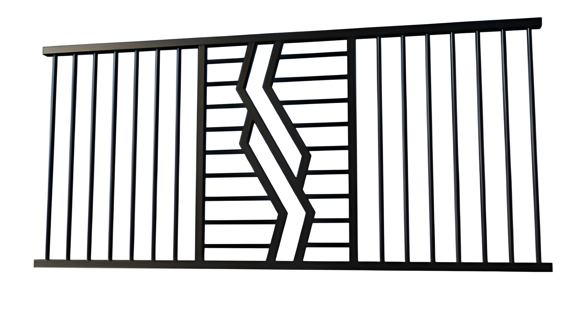 Забор секционный металлический порошковая покраска 1200х2000 мм