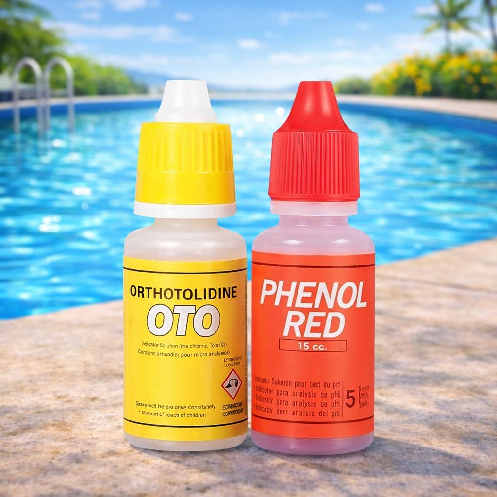 Набір рідин для крапельного тестера AquaDoctor Basic Cl/pH