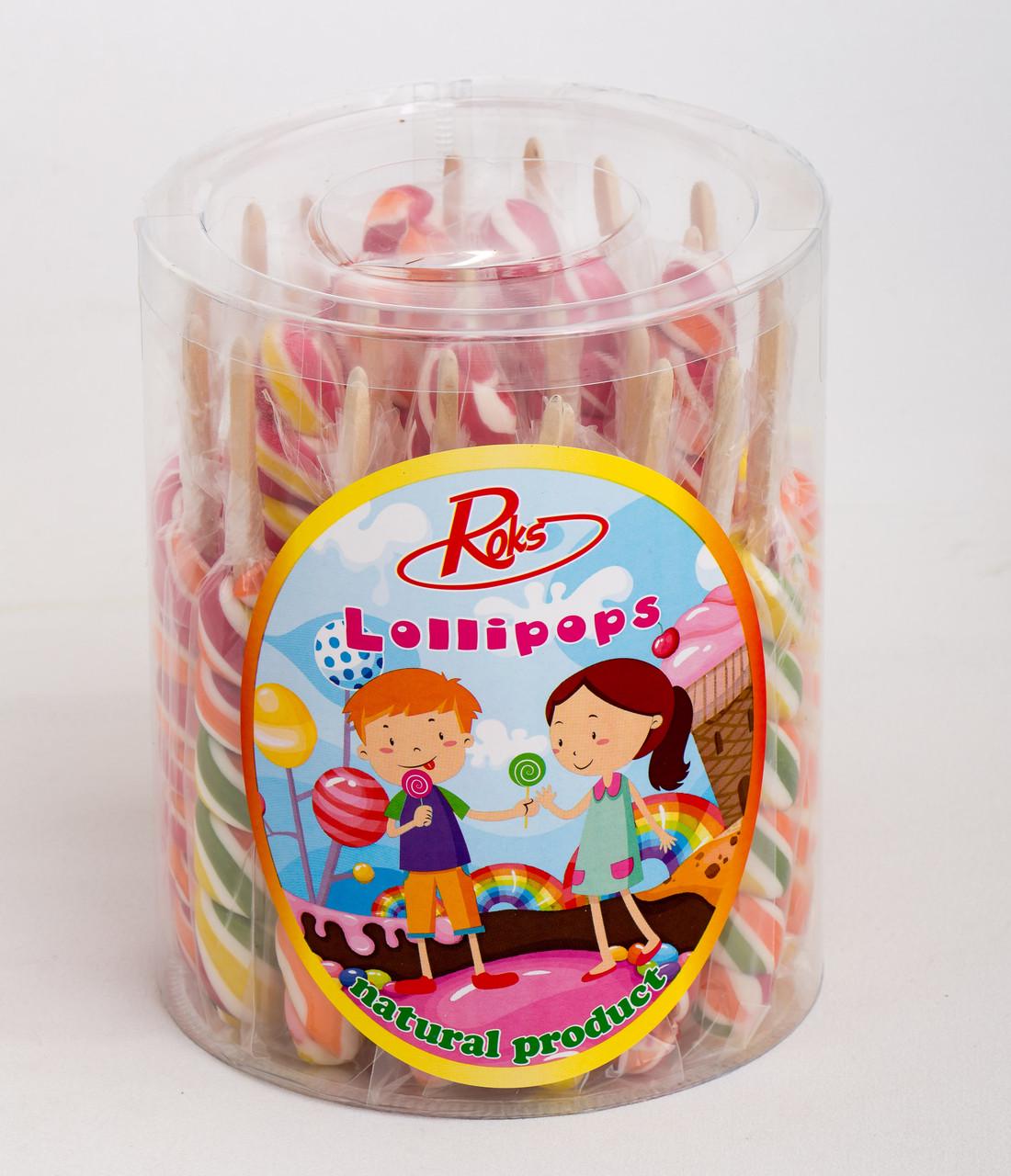 Леденцы на палочке ROKS Зигзаг 36 г 32 шт. 1,15 кг (933)