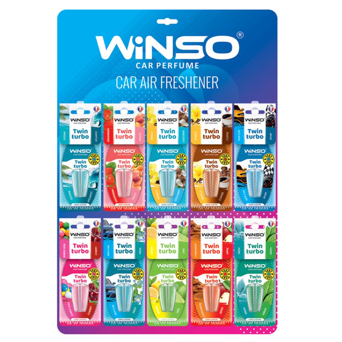 Набор ароматизаторов с двойной капсулой Twin Turbo дисплей Mix 30 шт. (7303)