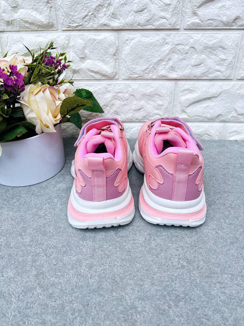 Кросівки для дівчинки Xifa 1689 р. 34 20 см Рожевий (1689-2) - фото 3