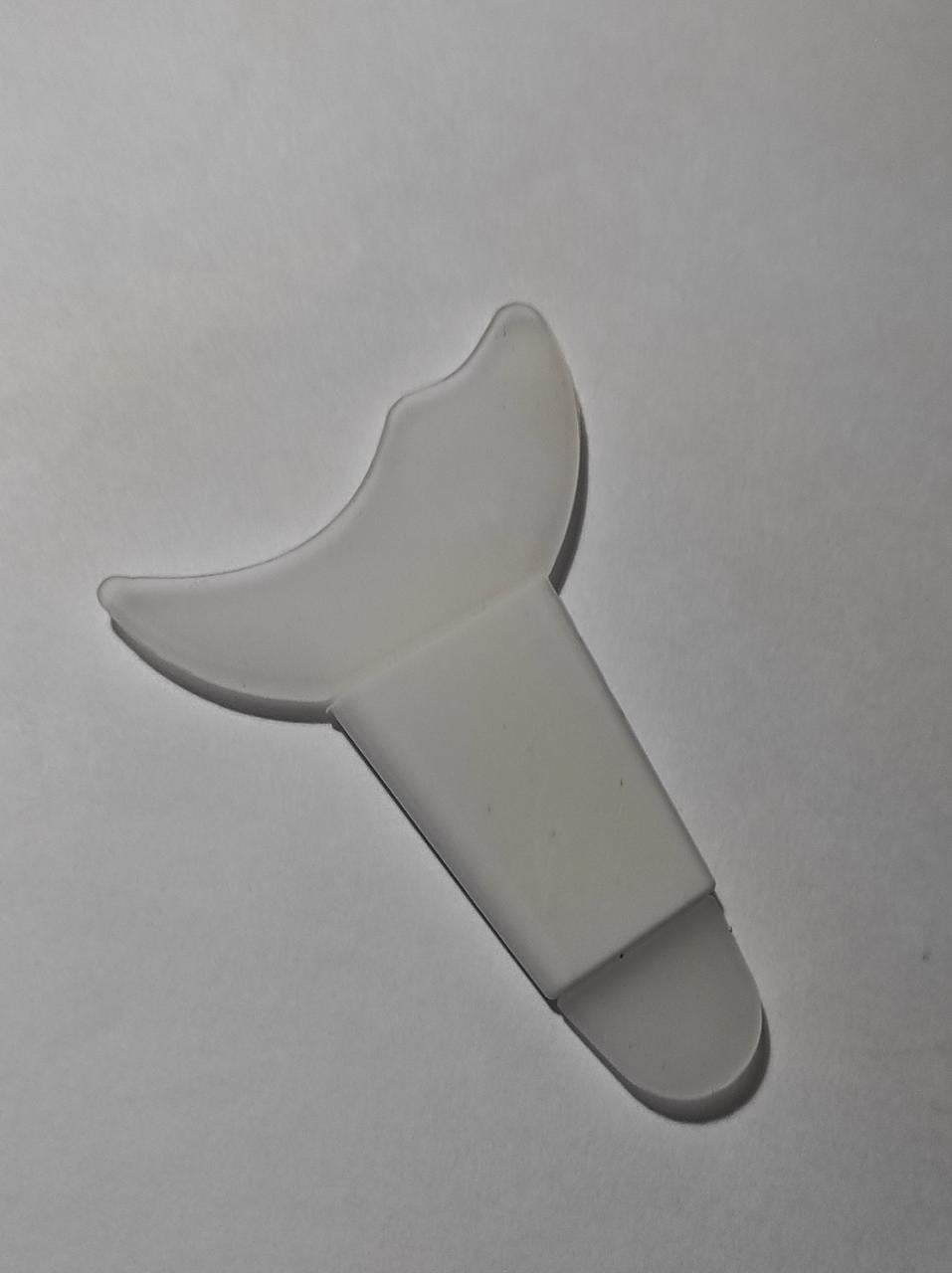 Трафарет для макіяжу очей і губ з подовженою ручкою Білий (41-19-1323-Б)