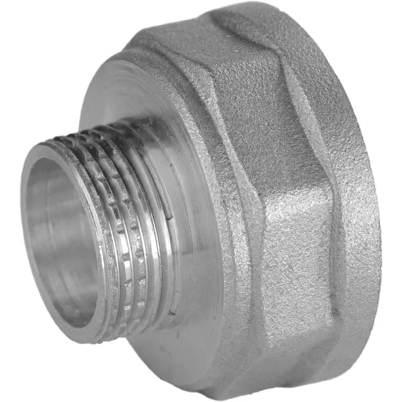 Редукционный переходник VA А0631А никелированный 2х1" (000027686)