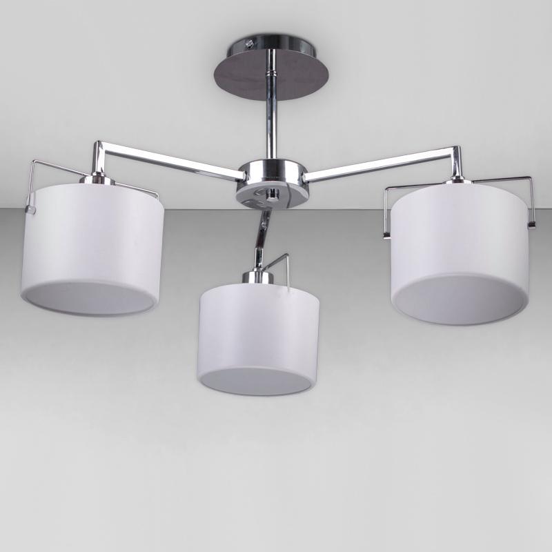 Люстра стельова Light House DL-18313/3 Хром/Білий