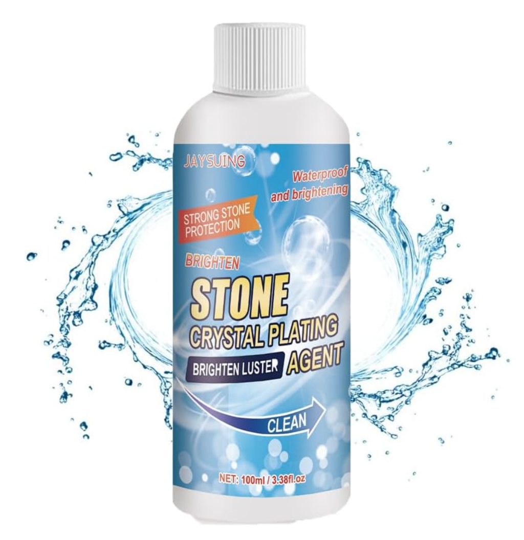Засіб-поліроль для очищення мармурового каменю та окиснення Stone Crystal Plating 250 мл