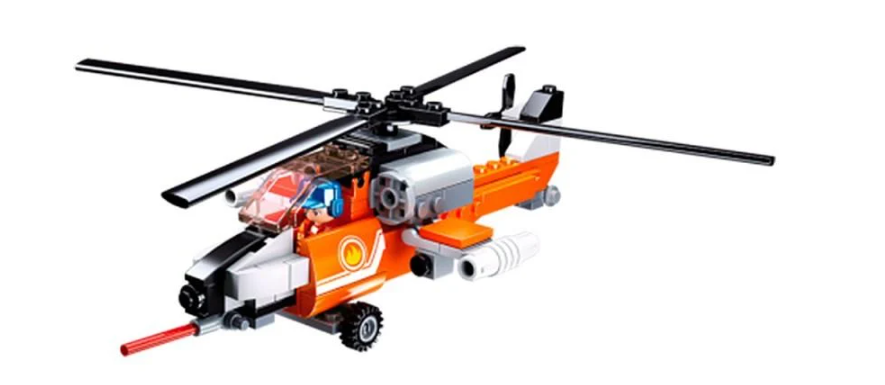 Конструктор Sluban Гелікоптер (M38-B0667D) Конструктор Sluban Гелікоптер (M38-B0667D)