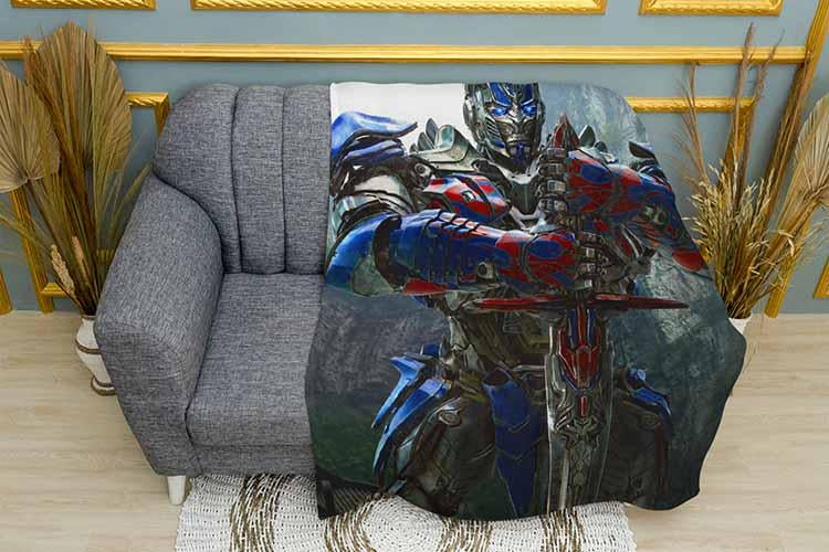 Плед Transformers Optimus Prime плюш однослойный 135х150 см (112999)