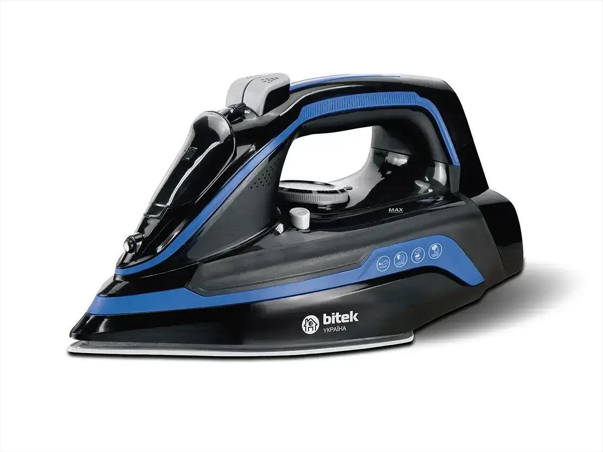 Утюг паровой BITEK BT-1297B 3000 Вт с беспроводной базой 300 мл Черный (0154) - фото 3 Утюг паровой BITEK BT-1297B 3000 Вт с беспроводной базой 300 мл Черный (0154) - фото 3