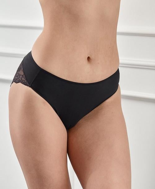 Трусики мереживні Janira M Чорний (31288-чорн)