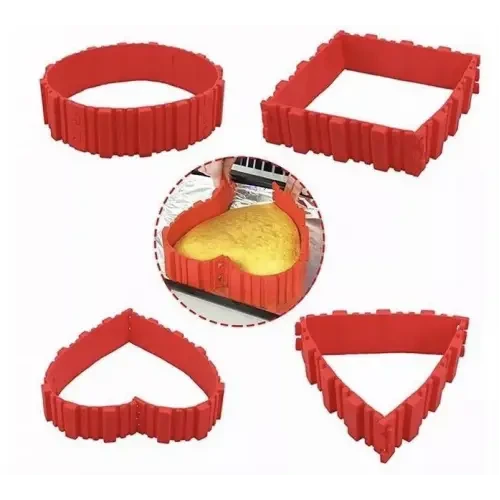 Форма силиконовая для выпечки со составными бортиками глубина 5 см (2356744479) - фото 4 Форма силиконовая для выпечки со составными бортиками глубина 5 см (2356744479) - фото 4