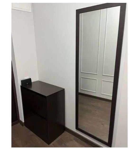 Зеркало настенное в полный рост в раме 1800 2000х800 мм Черный (29366961)