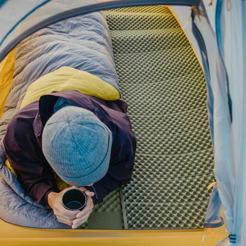 Каремат складной двойной IXPE Naturehike CNK2450WS044 алюминиевая пленка 200x120х1,8 см Синий (6927595791097) - фото 4 Каремат складной двойной IXPE Naturehike CNK2450WS044 алюминиевая пленка 200x120х1,8 см Синий (6927595791097) - фото 4