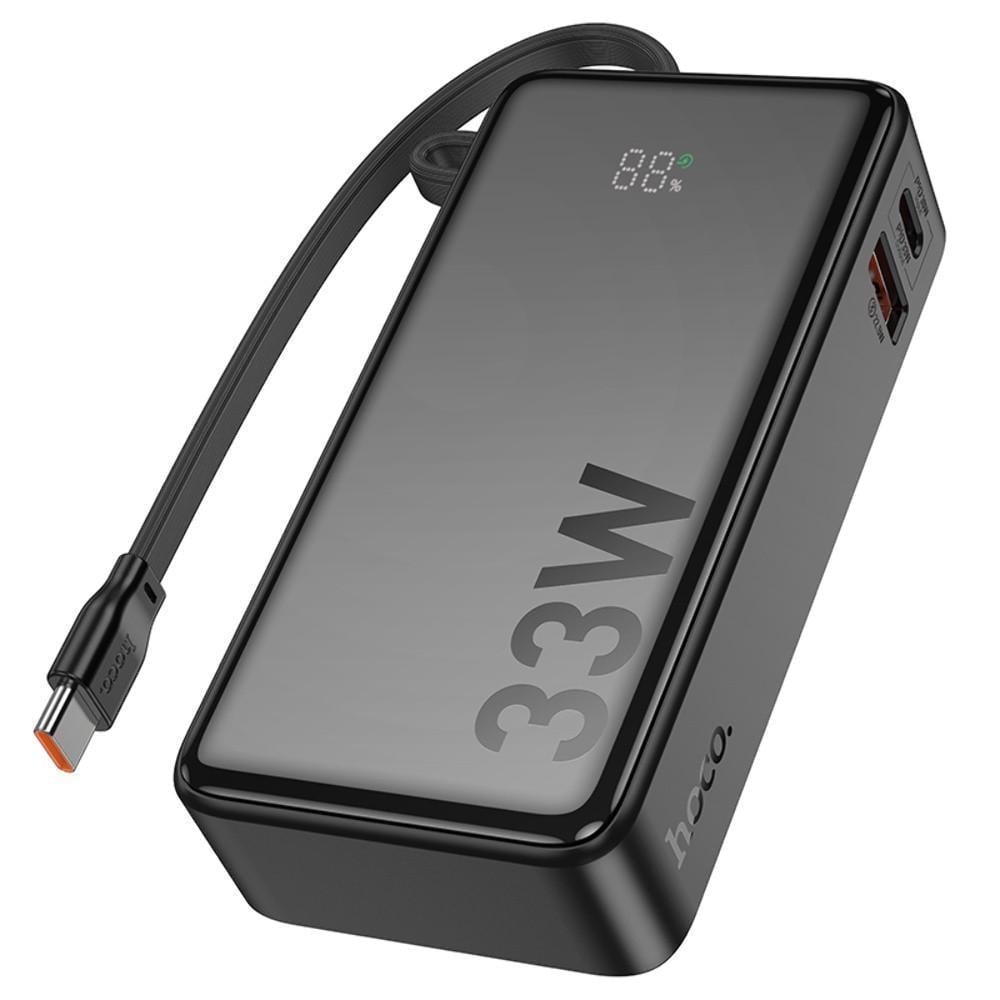 Повербанк Hoco Q27a 10000 mAh 33w интегрированный кабель (2481340187)