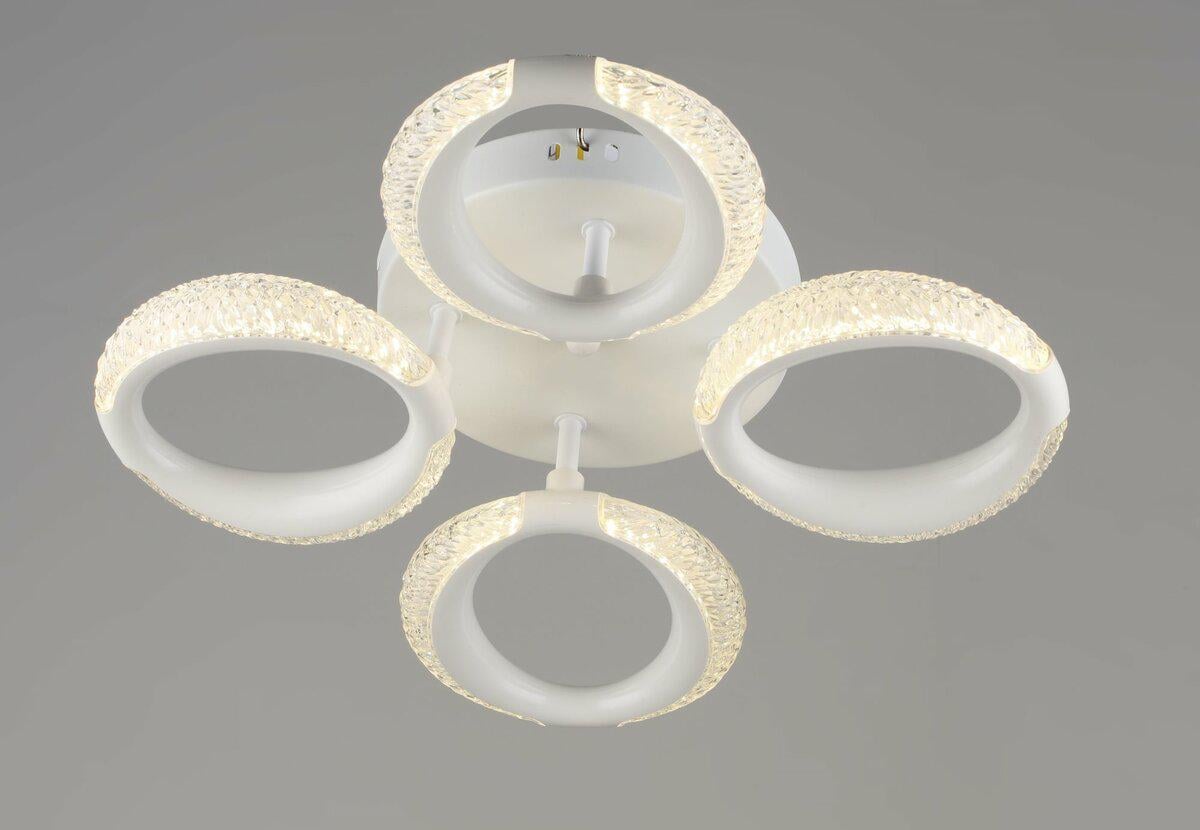 Люстра светодиодная акриловая B YH1303/4 WT 24W (45191) Люстра светодиодная акриловая B YH1303/4 WT 24W (45191)