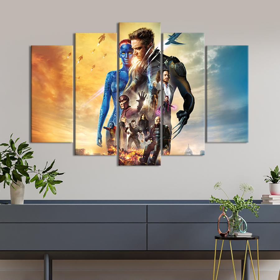 Настенний декор Персонажи кинокомикса Люди Икс: Дни минувшего будущего 187x119 см (A55-5)