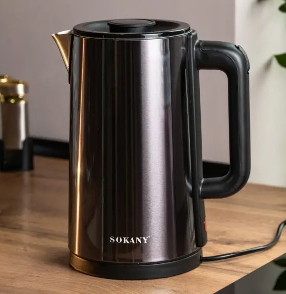 Электрочайник Sokany SK-09018 дисковый 3 л Шоколадный - фото 6 Электрочайник Sokany SK-09018 дисковый 3 л Шоколадный - фото 6