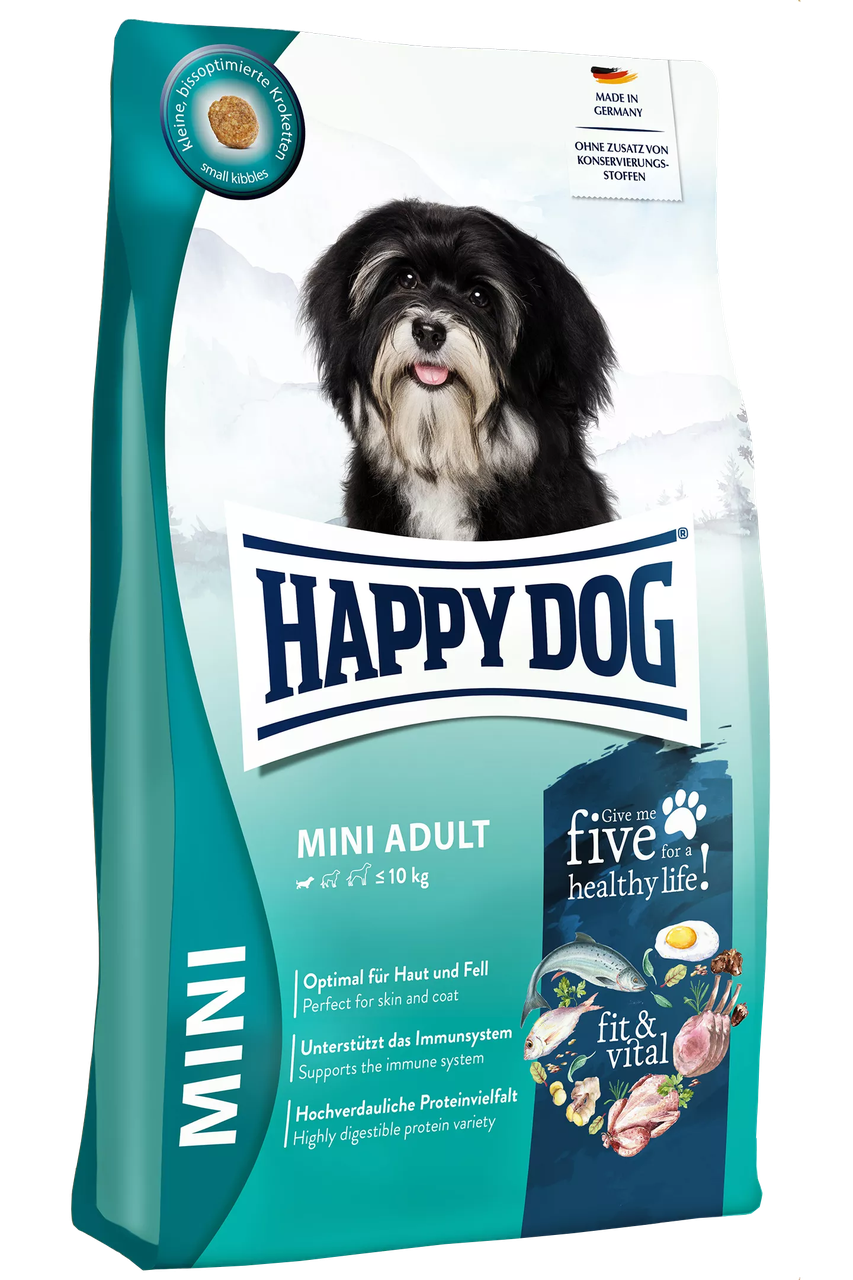 Корм сухой Happy Dog fit & vital 4 кг для взрослых собак мелких пород весом до 10 кг (61199)