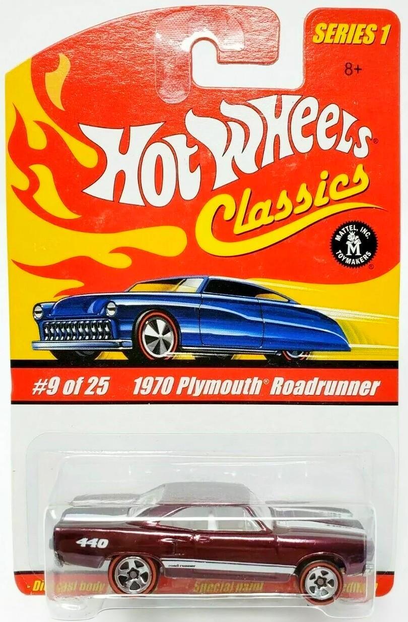 Игрушечная машинка Hot Wheels 1970 Plymouth Roadrunner 2005 Classics Series 1 09/25 Purple (H7074- p)