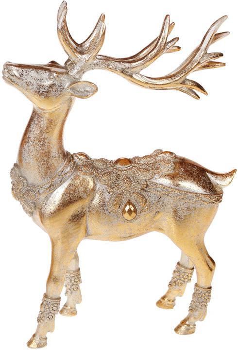 Декоративная статуэтка Золотой Олень 24 см (BD-837-122)