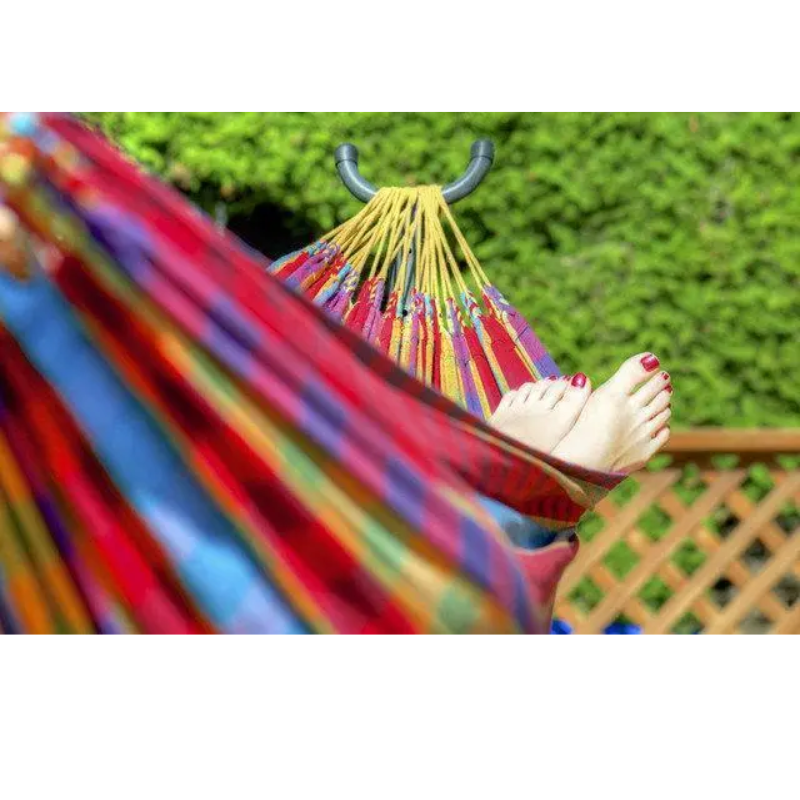 Гамак гавайский подвесной без планки 80x200 см Красный (2596752453) - фото 7