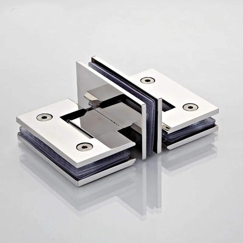 Петли для стекла для общих душевых кабин на две двери и перегородок между ними br-310 из полированной нержавеющей стали - фото 4 Петли для стекла для общих душевых кабин на две двери и перегородок между ними br-310 из полированной нержавеющей стали - фото 4