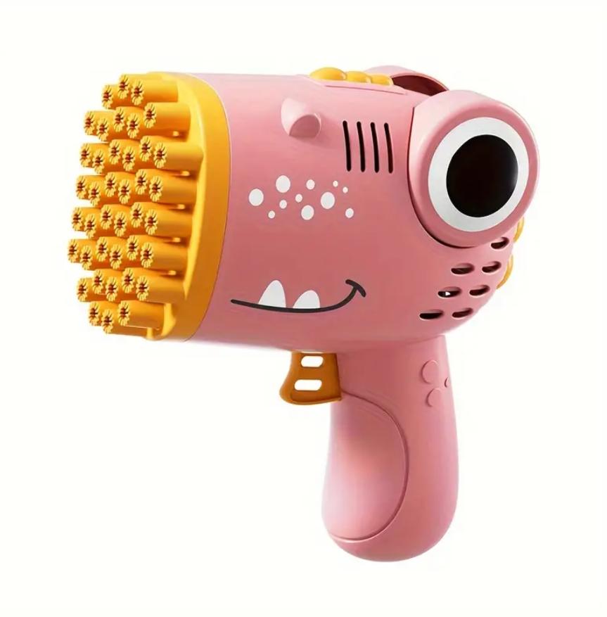 Пистолет-пушка пузырьковый Dinosaurus Розовый