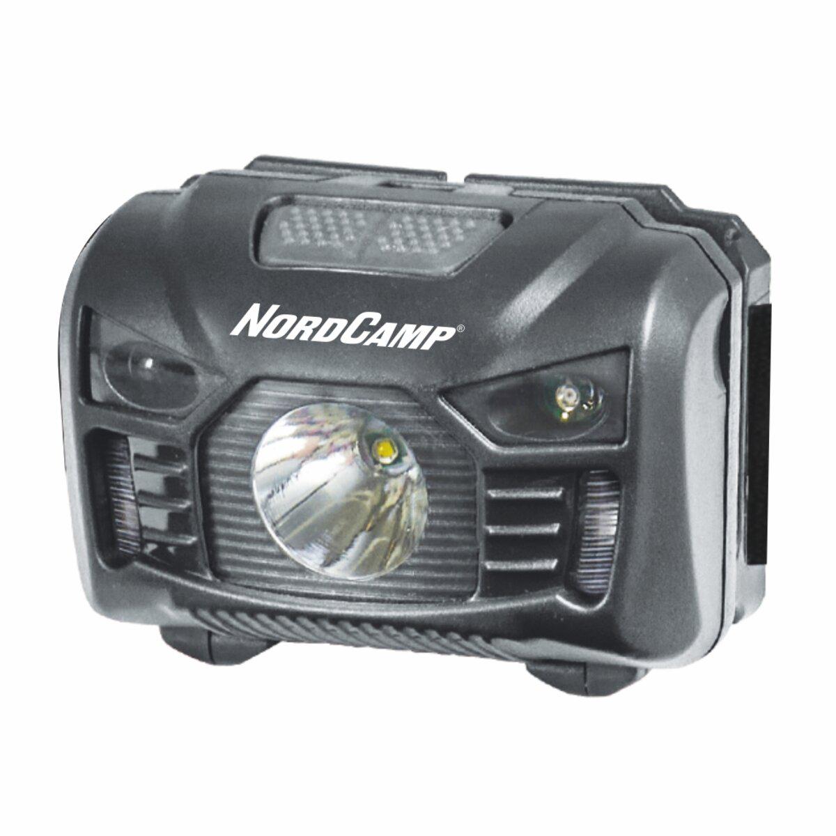 Фонарь налобный с сенсором Nord Camp 100 Lm 3 W LED/3xAAA Бело-красный Фонарь налобный с сенсором Nord Camp 100 Lm 3 W LED/3xAAA Бело-красный