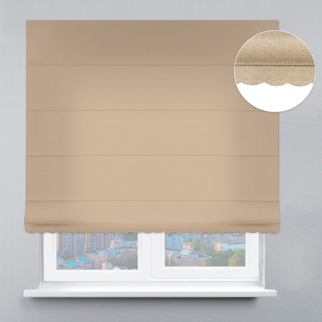 Римская штора велюр с ажуром 250х170 см Ореховый (12449244)