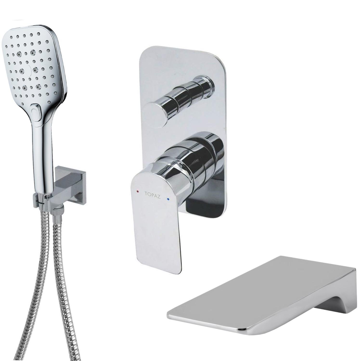 Душевая система скрытого типа TOPAZ SARDINIA 08222-H20 000027744 без верхнего душа Хром (224452)