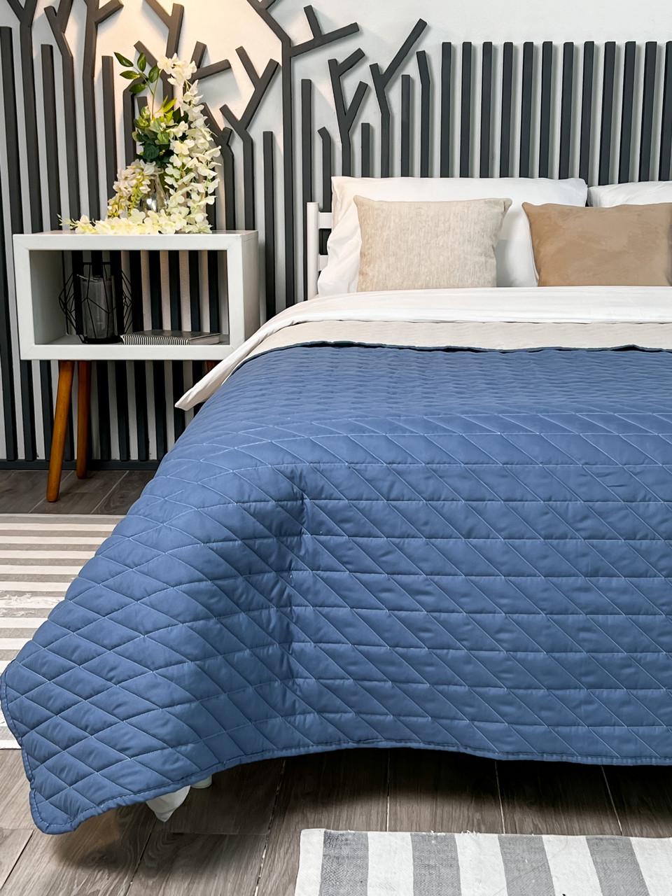 Покрывало ArCloud Romb Infinity/Rainy Day двухстороннее 180х210 см двуспальное (13076783) - фото 3