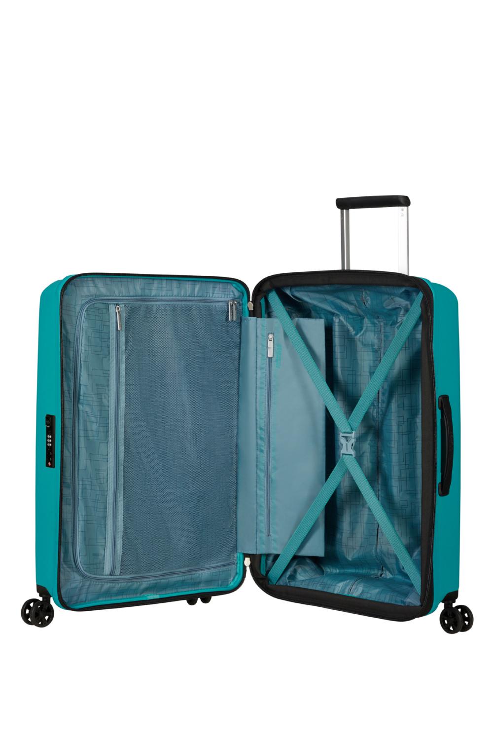 Чемодан American Tourister AEROSTEP 67x46x26/29 см Бирюзовый (MD8*21002) - фото 3