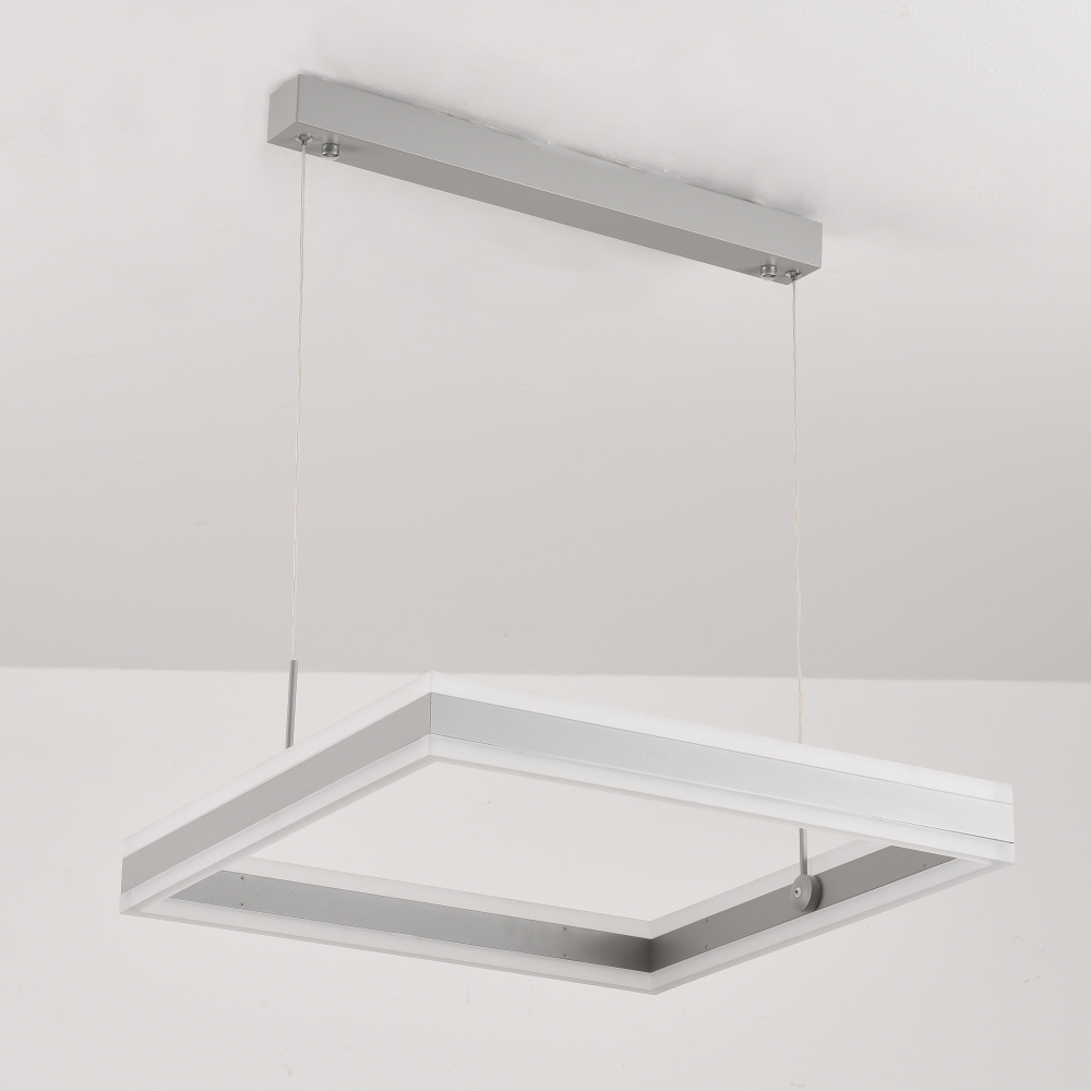 Люстра умная LED 100 Вт Серый/Белый