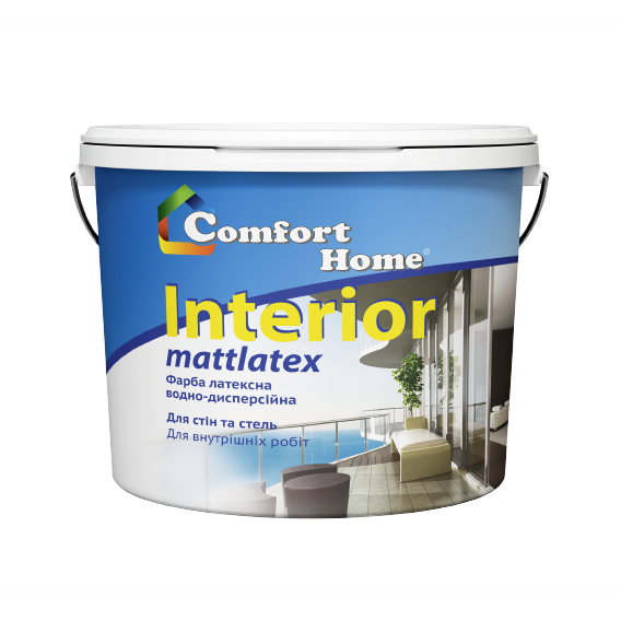 Краска для стен и потолков Comfort INTERIOR MATTLATEX 6,3 кг (23813105)